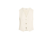 Morgan De Toi Women Gilet-Clothing Gilets-Morgan De Toi-beige-34-Urbanheer