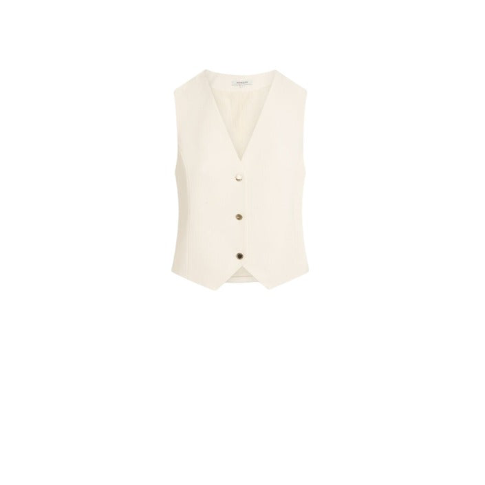 Morgan De Toi Women Gilet-Clothing Gilets-Morgan De Toi-beige-34-Urbanheer