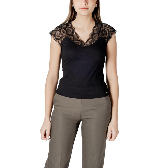 Morgan De Toi Women Top-Clothing Tops-Morgan De Toi-black-XS-Urbanheer