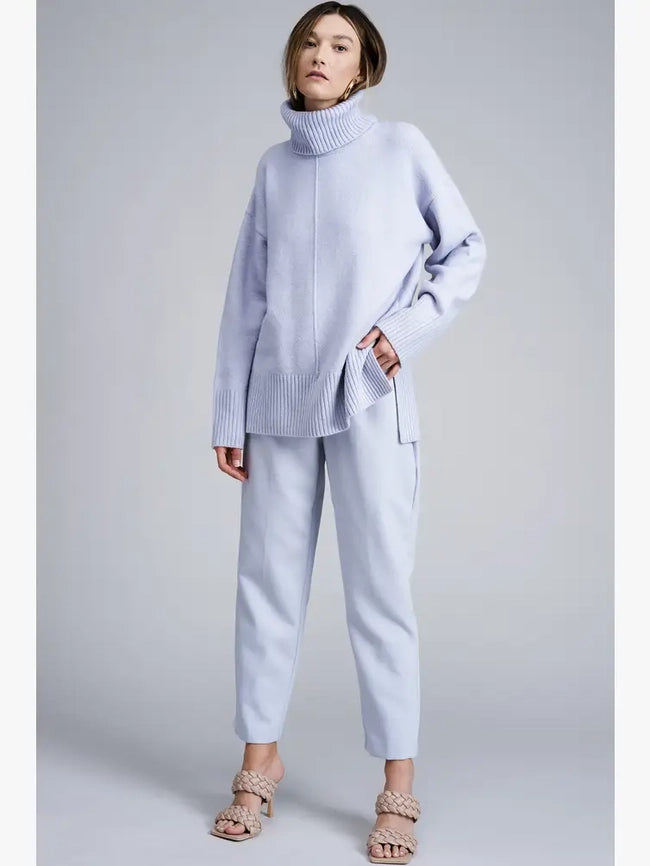 Morienne Sweater Pullover Bluegrey-Pullover-FLAT WHITE-XS-Urbanheer