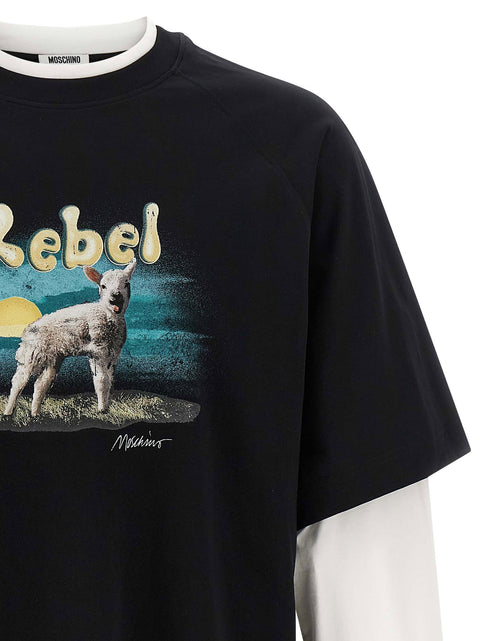 Moschino Double Layer Rebel T-shirt