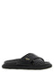 Moschino Leather Sabots With Logo
