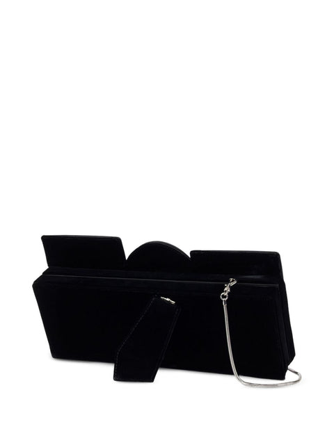 Moschino Picture-frame clutch