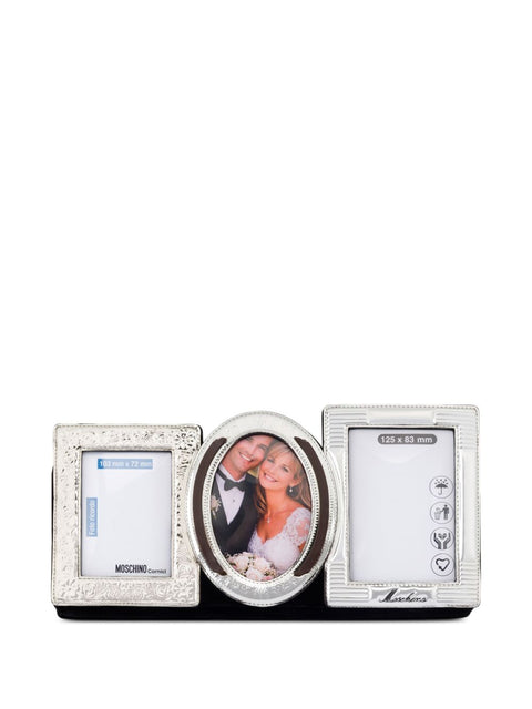 Moschino Picture-frame clutch