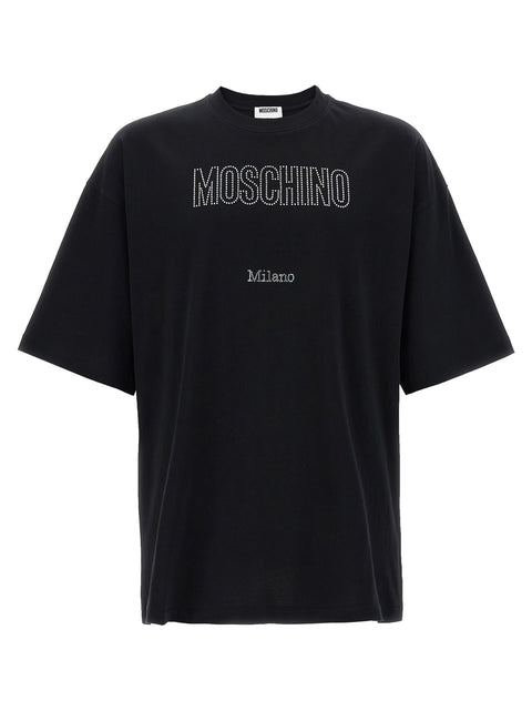 Moschino Rhinestone Logo T-shirt
