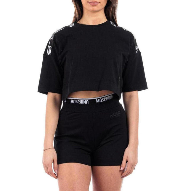 Moschino Underwear Women T-Shirt-Clothing T-shirts-Moschino Underwear-black-XS-Urbanheer
