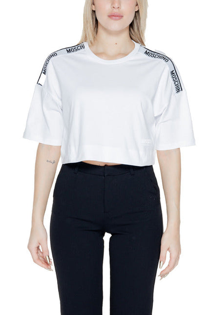 Moschino Underwear Women T-Shirt-Clothing T-shirts-Moschino Underwear-white-4-XS-Urbanheer
