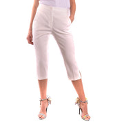 Moschino Women Trousers-Clothing Trousers-Moschino-white-42_IT-Urbanheer