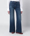 Mother Blue flared Troublemaker jeans