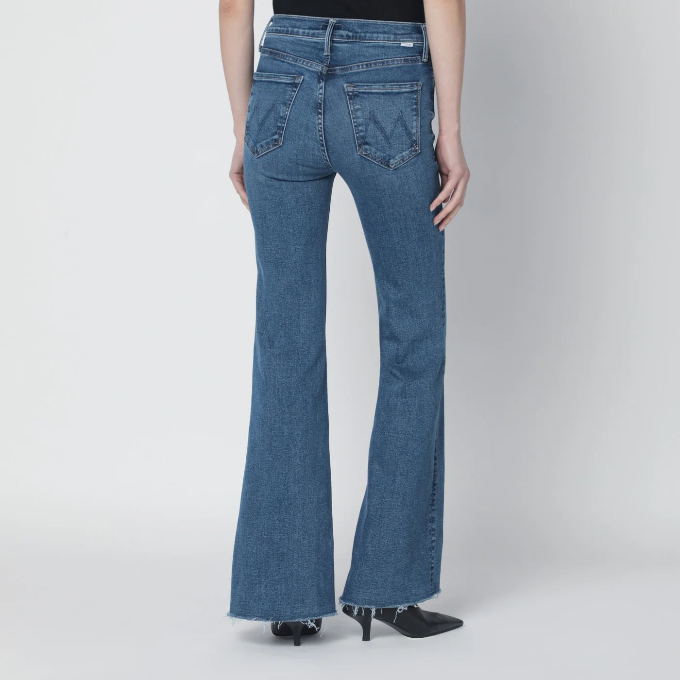 Mother Doozy Sneak Fray flared jeans