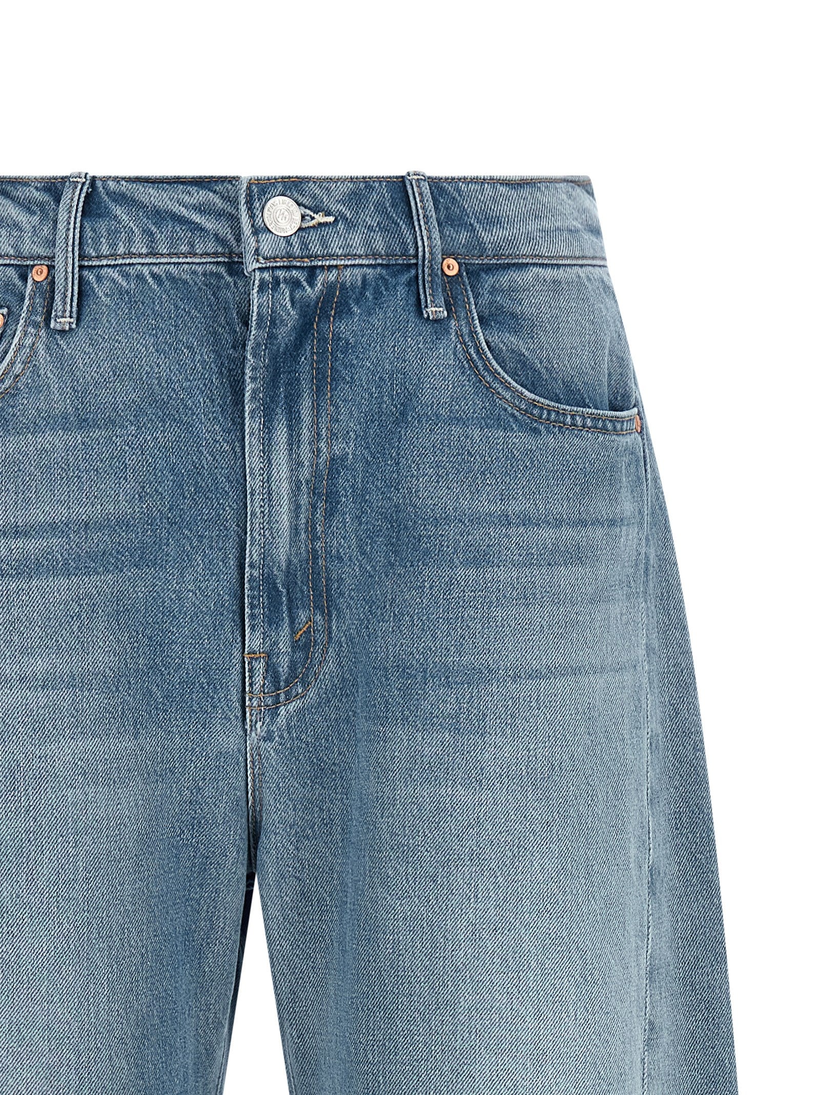 Mother The Half-pipe Ankle Cuff Fray Jeans