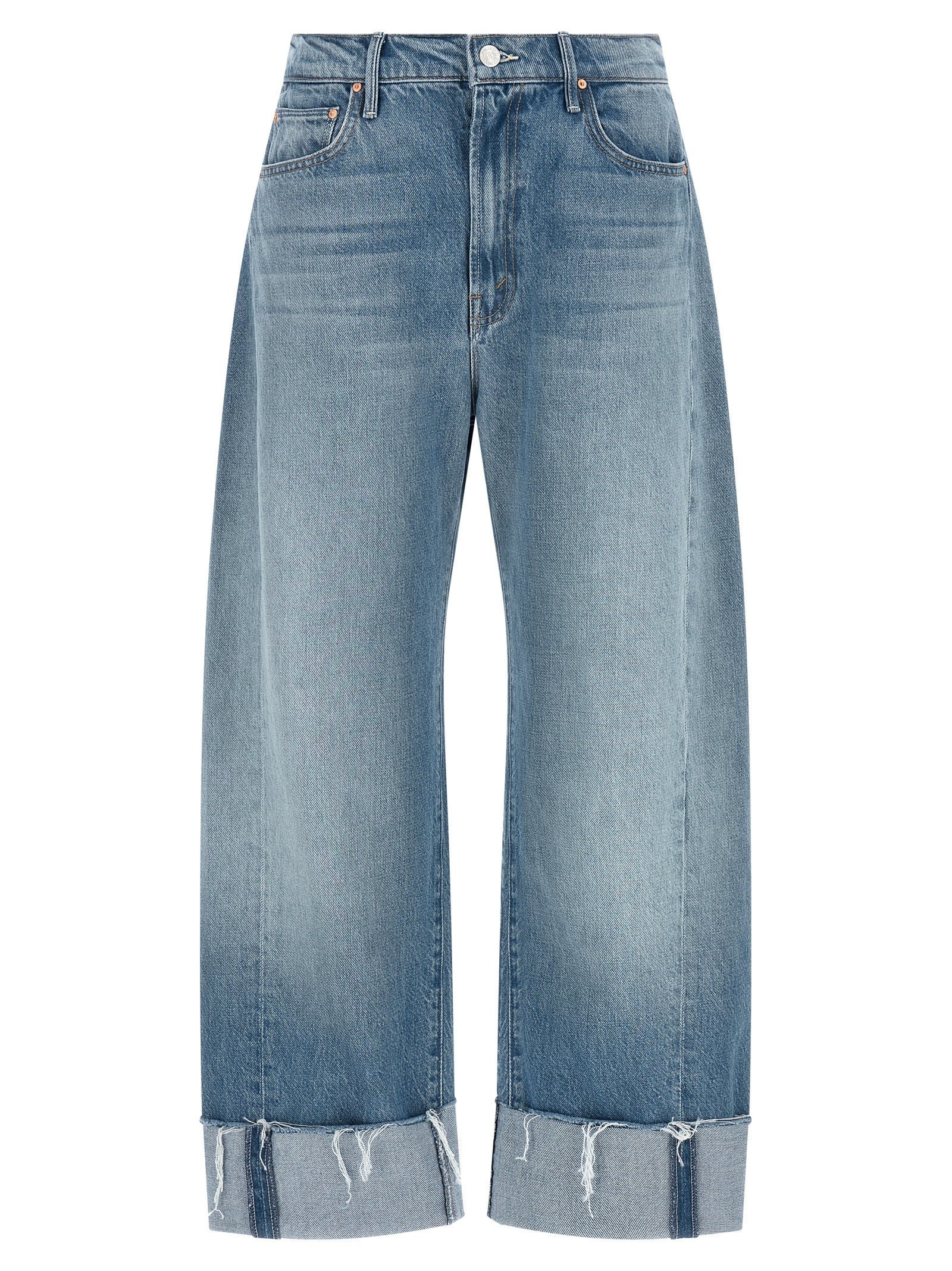 Mother The Half-pipe Ankle Cuff Fray Jeans