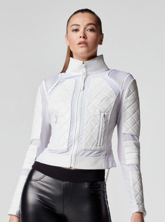 Moto Jacket - White-Jacket-Blanc Noir-XS-WHITE-Urbanheer