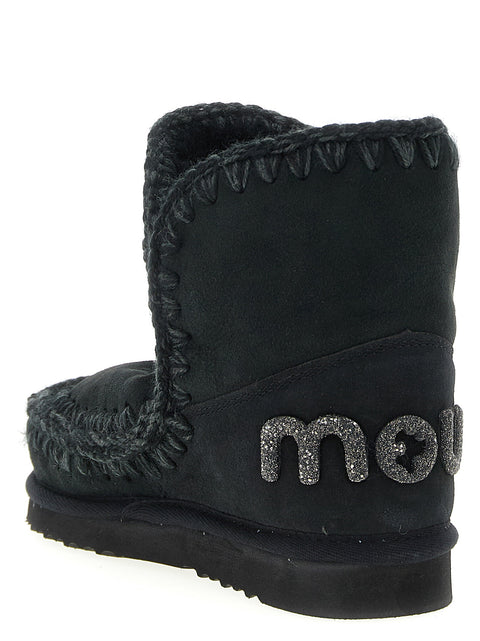 Mou Eskimo 18 Glitter Logo Ankle Boots
