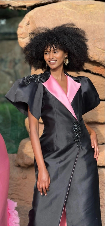 Ms Kabuki - Embellished Suit Dress-Dress-Eloli-2-Urbanheer