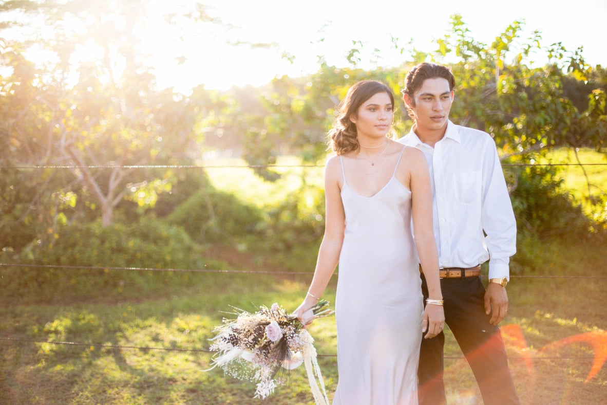 Mulberry Silk Slip Dress in Natural-Dress-Ocean Prairie-S-Urbanheer