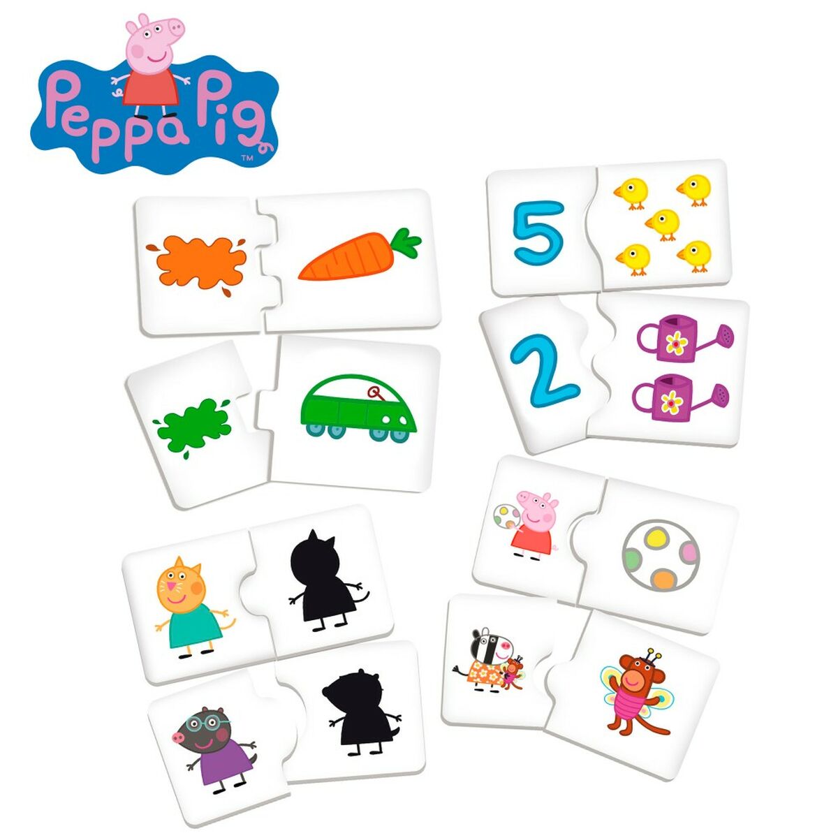 Multi-game Table Peppa Pig (6 Units)-Toys and games, Sports and outdoors-Peppa Pig-Urbanheer