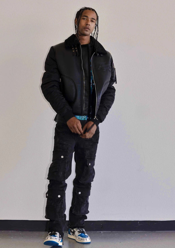 Mustang MA-1 Jacket Black-Jacket-First Row-S-Black-Urbanheer