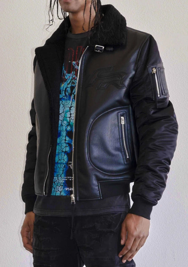 Mustang MA-1 Jacket Black-Jacket-First Row-S-Black-Urbanheer