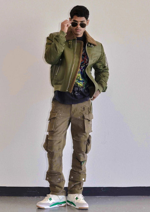 Mustang MA-1 Jacket Olive-Jacket-First Row-S-Olive-Urbanheer