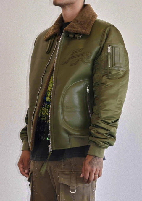 Mustang MA-1 Jacket Olive-Jacket-First Row-S-Olive-Urbanheer