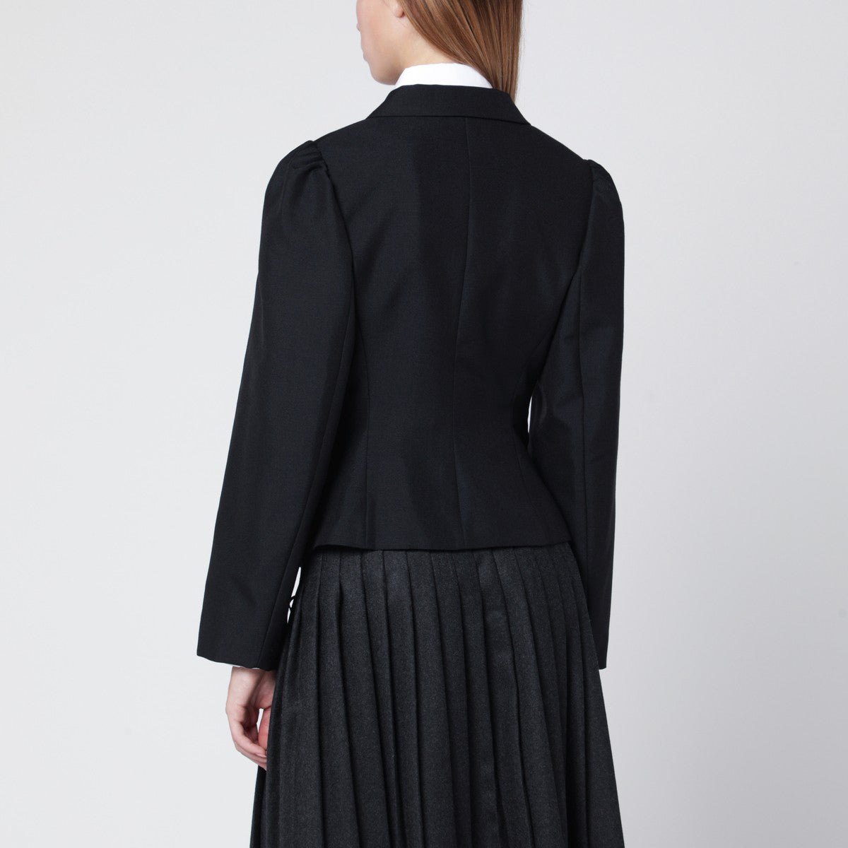 NAMACHEKO Black wool-blend jacket