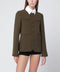 NAMACHEKO Moss green wool-blend jacket