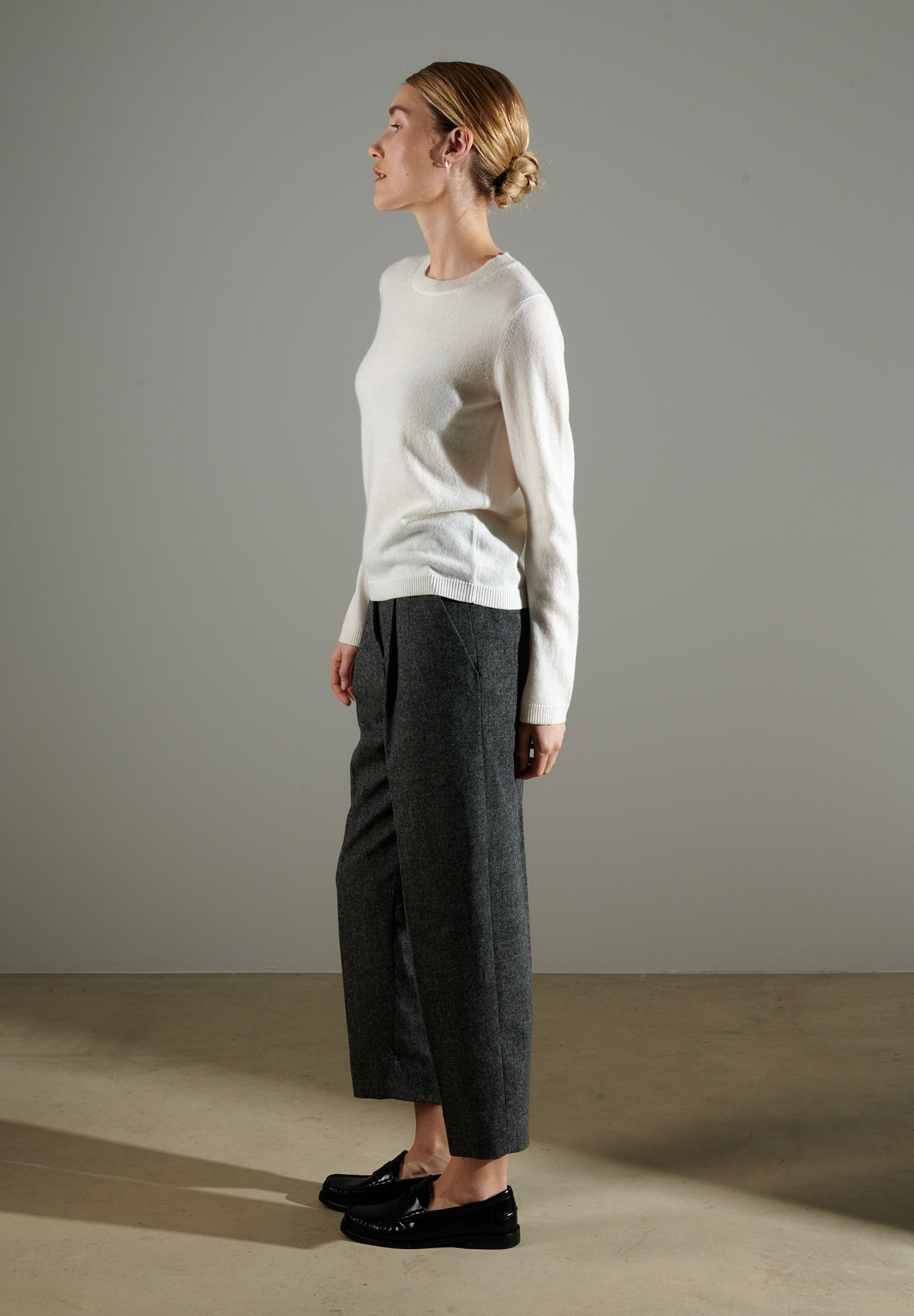 NAMI 4 Pull col rond en cachemire blanc écru-col rond femme-Studio Cashmere8-XL-SC8-00794-blanc écru-Urbanheer