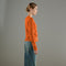 NAMI 4 Pull col rond en cachemire mandarine-col rond femme-Studio Cashmere8-S-SC8-00923-mandarine-Urbanheer