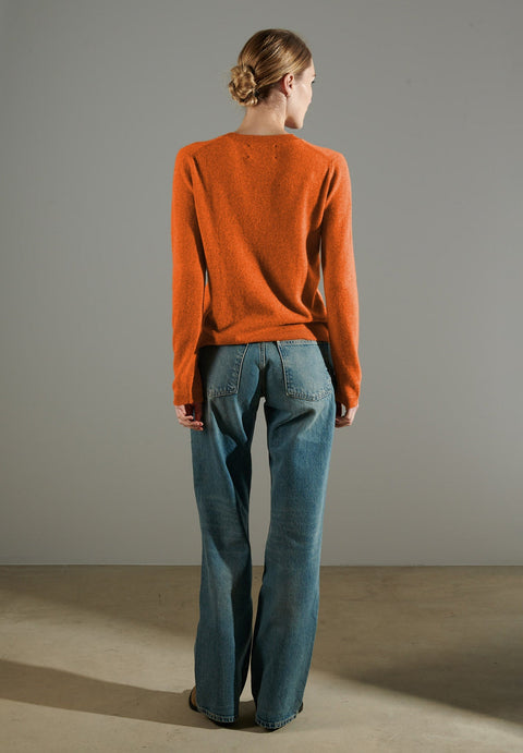 NAMI 4 Pull col rond en cachemire mandarine-col rond femme-Studio Cashmere8-S-SC8-00923-mandarine-Urbanheer