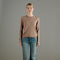 NAMI 4 Pull col rond en cachemire taupe-col rond femme-Studio Cashmere8-S-SC8-00929-taupe-Urbanheer