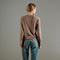 NAMI 4 Pull col rond en cachemire taupe-col rond femme-Studio Cashmere8-S-SC8-00929-taupe-Urbanheer