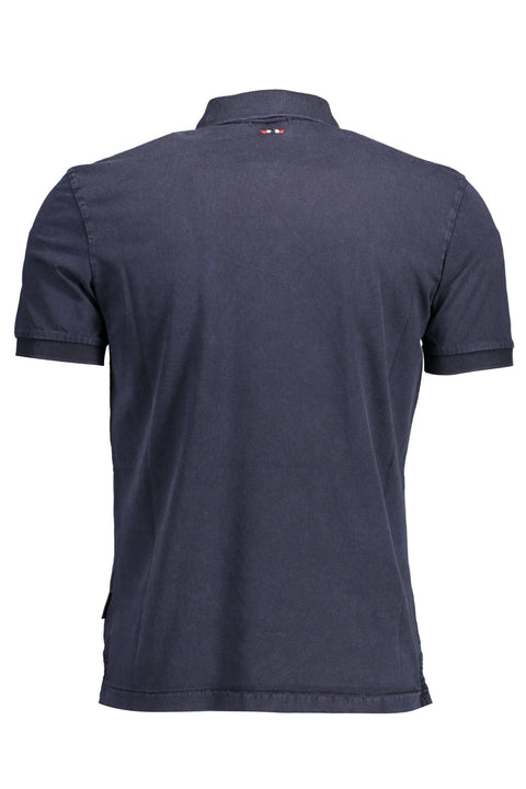 NAPAPIJRI POLO SHORT SLEEVE MAN BLUE-Polo-NAPAPIJRI-BLUE-S-Urbanheer