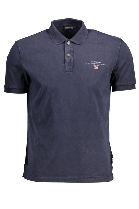 NAPAPIJRI POLO SHORT SLEEVE MAN BLUE-Polo-NAPAPIJRI-BLUE-S-Urbanheer