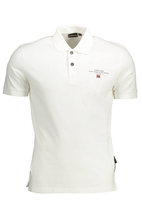 NAPAPIJRI POLO SHORT SLEEVE MAN WHITE-Polo-NAPAPIJRI-WHITE-S-Urbanheer