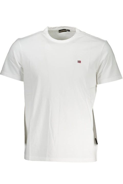 NAPAPIJRI T-SHIRT SHORT SLEEVE MAN WHITE-T-Shirt-NAPAPIJRI-WHITE-S-Urbanheer