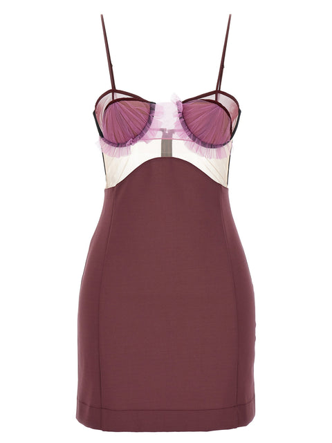 Nensi Dojaka Explosive Flower Bra Dress
