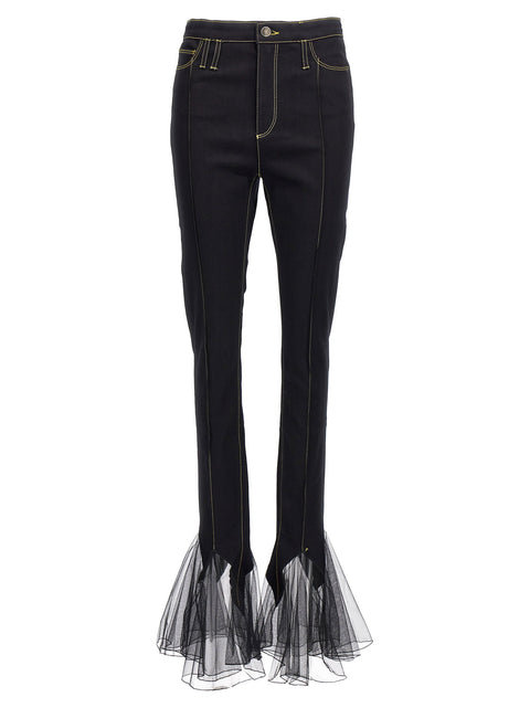 Nensi Dojaka Tulle Jeans