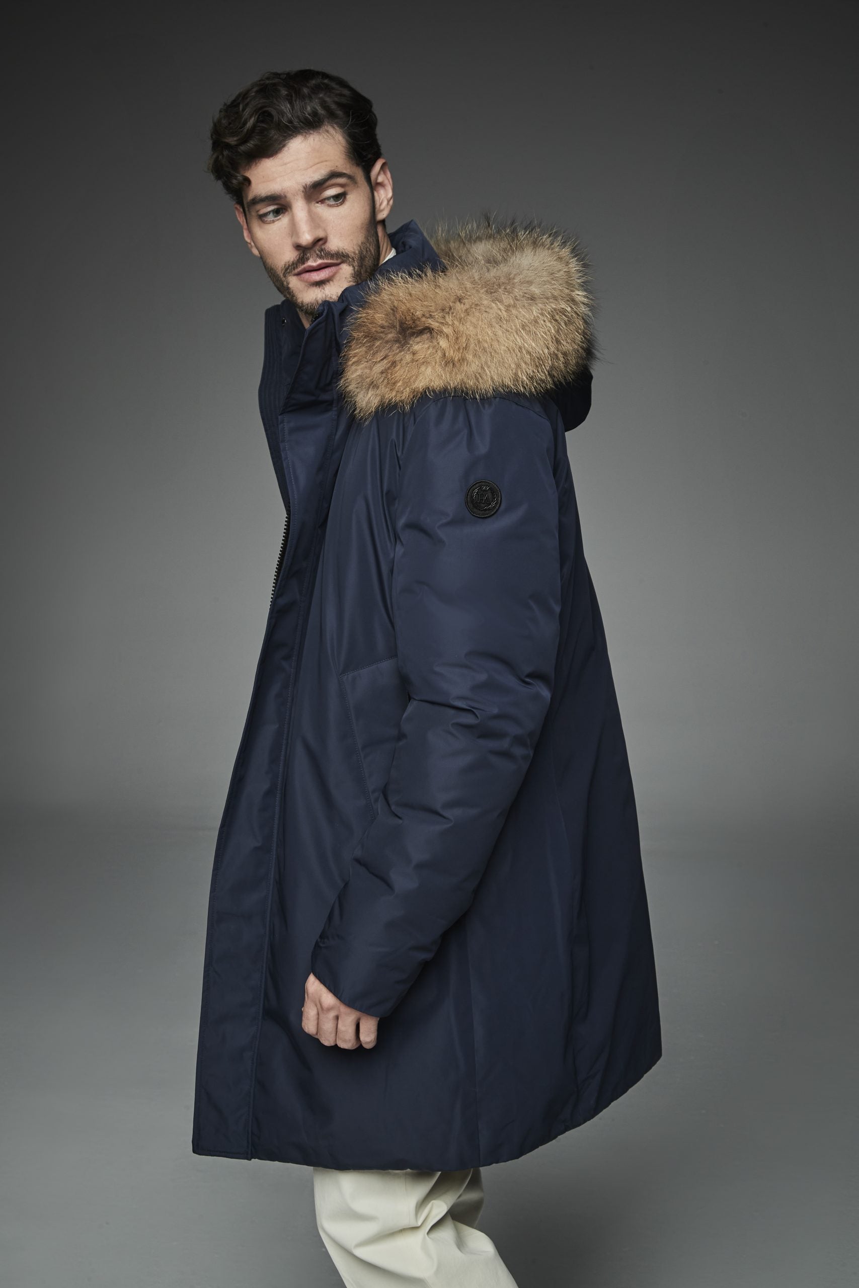 Long parka NEVADA MAN-F Navy-Parka-Henry Arroway-S-Navy-Urbanheer