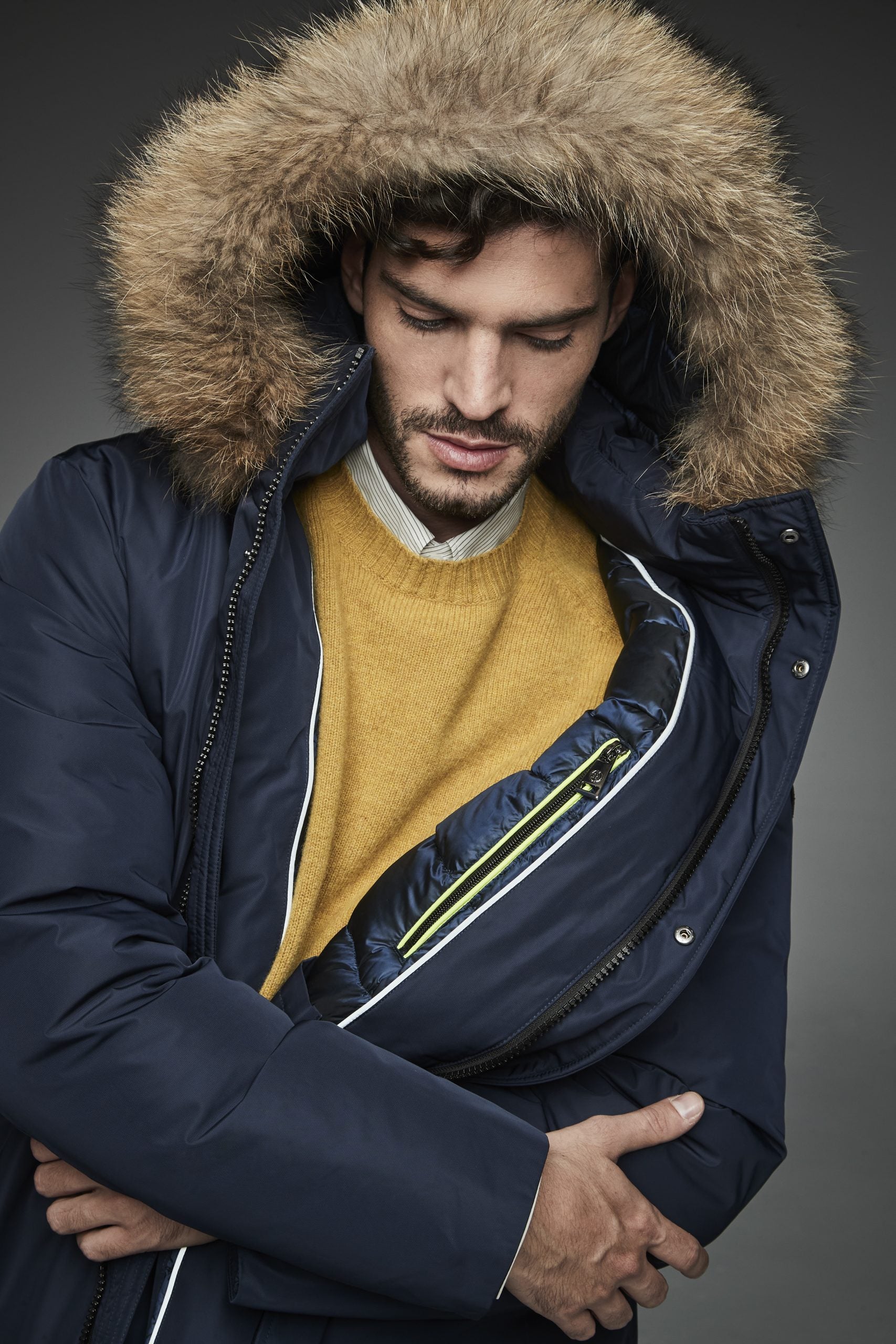 Long parka NEVADA MAN-F Navy-Parka-Henry Arroway-S-Navy-Urbanheer