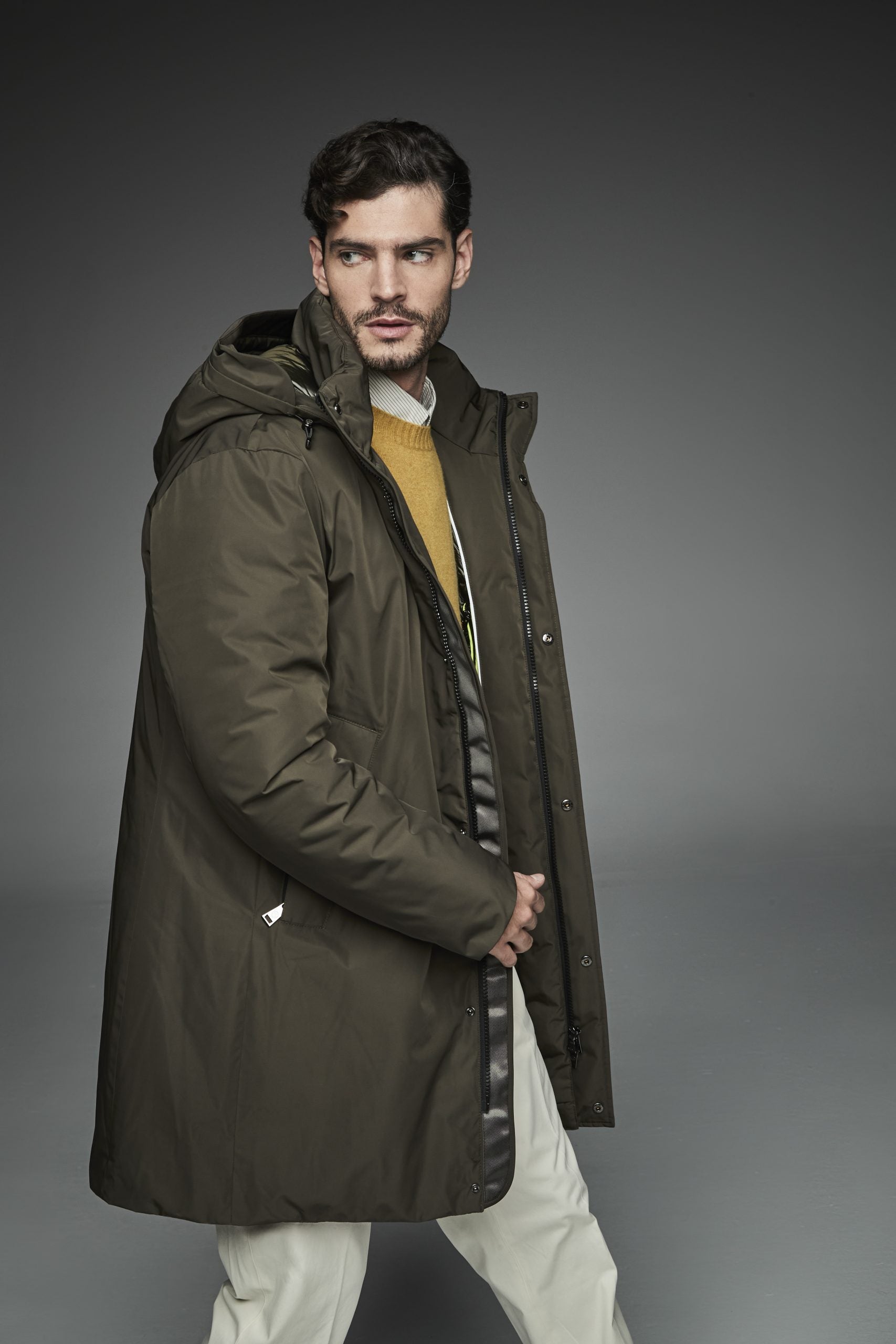Long parka NEVADA MAN Kaki-Parka-Henry Arroway-S-Kaki-Urbanheer