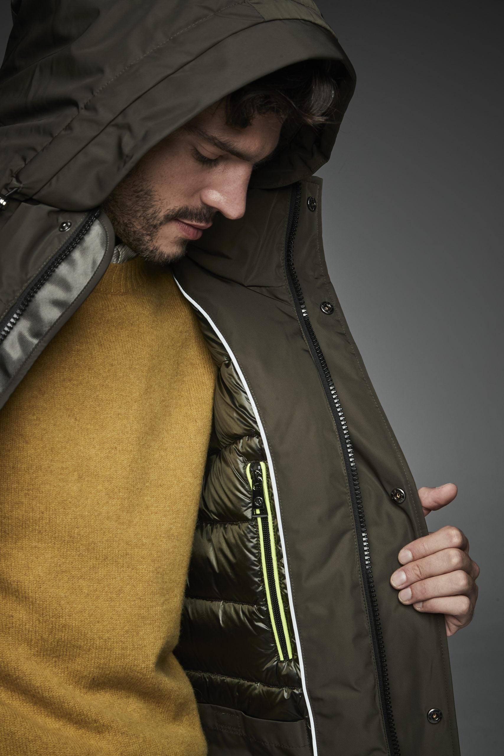 Long parka NEVADA MAN Kaki-Parka-Henry Arroway-S-Kaki-Urbanheer