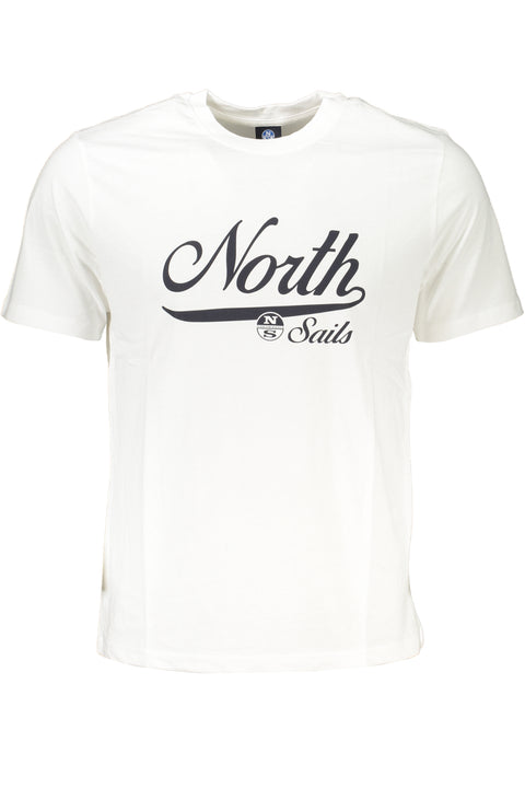 NORTH SAILS MEN'S SHORT SLEEVED T-SHIRT WHITE-T-Shirt-NORTH SAILS-WHITE-S-Urbanheer
