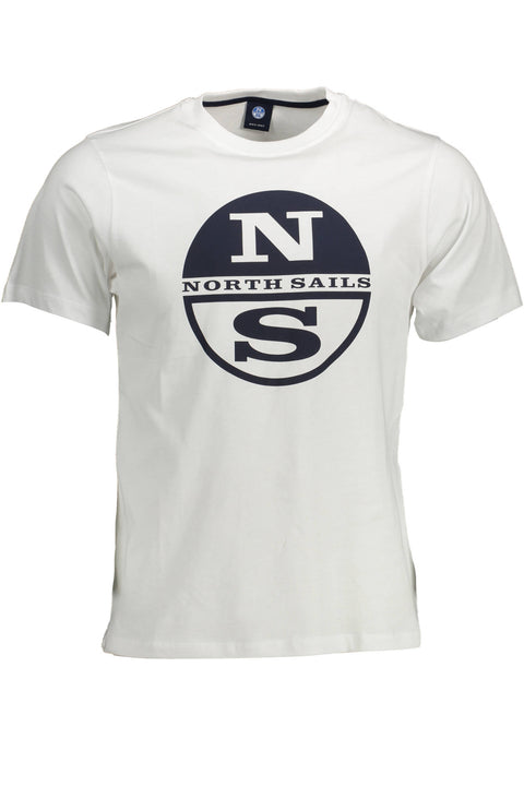 NORTH SAILS WHITE MEN'S SHORT SLEEVE T-SHIRT-T-Shirt-NORTH SAILS-WHITE-XL-Urbanheer