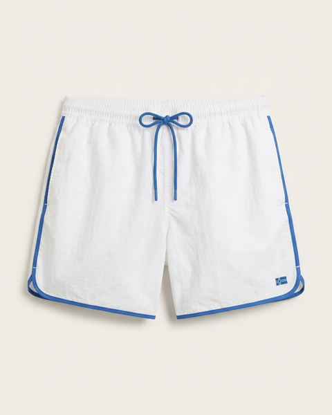 NORWAY 1963 Men's Swimshorts White/Blue