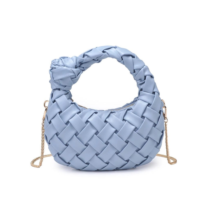 Nadia Woven Crossbody Denim-Crossbody Bag-Urban Expressions-9.9 x 1.5 x 5.3 in (25.1 x 3.8 x 13.3 cm)-Urbanheer
