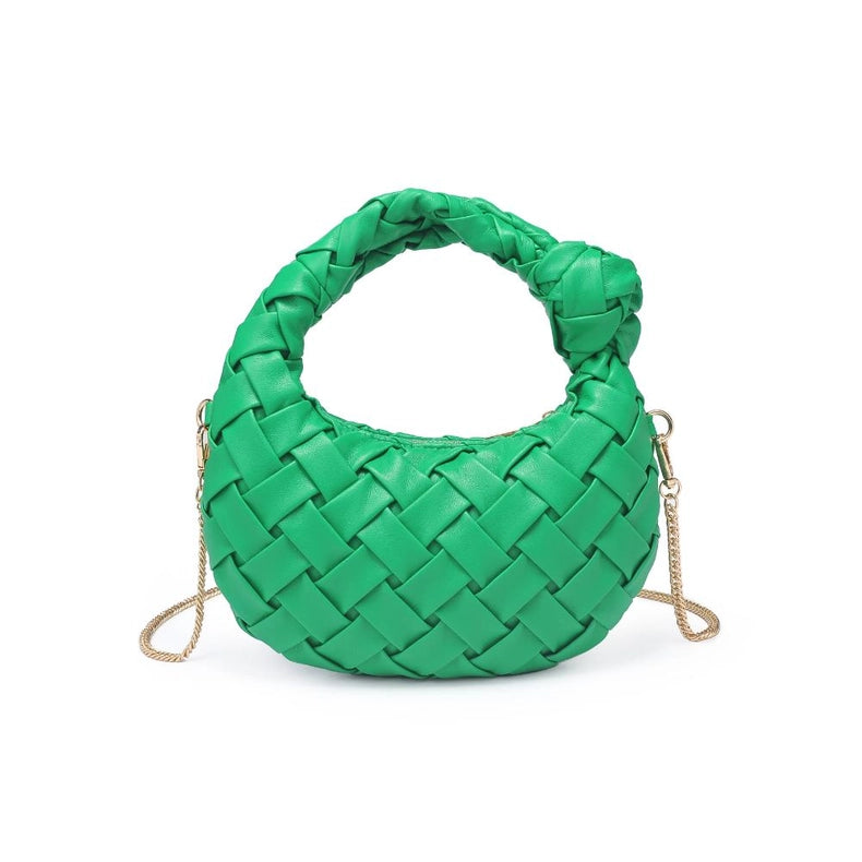 Nadia Woven Crossbody Green-Crossbody Bag-Urban Expressions-9.9 x 1.5 x 5.3 in (25.1 x 3.8 x 13.3 cm)-Urbanheer