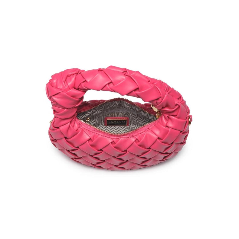 Nadia Woven Crossbody Hot Pink-Crossbody Bag-Urban Expressions-9.9 x 1.5 x 5.3 in (25.1 x 3.8 x 13.3 cm)-Urbanheer