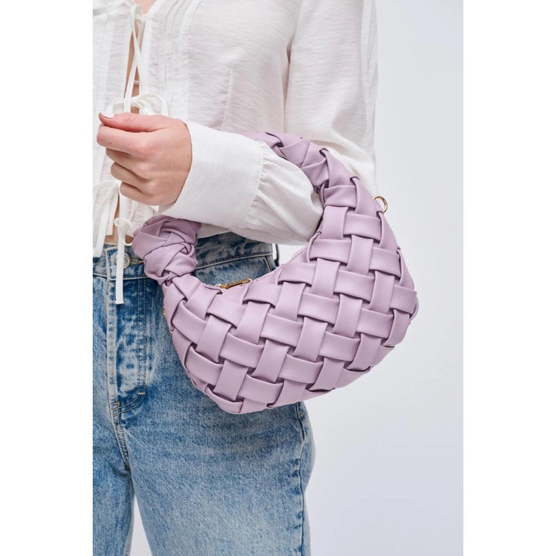 Nadia Woven Crossbody Lilac-Crossbody Bag-Urban Expressions-9.9 x 1.5 x 5.3 in (25.1 x 3.8 x 13.3 cm)-Urbanheer