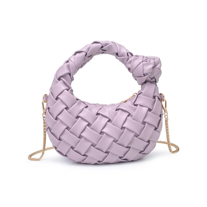 Nadia Woven Crossbody Lilac-Crossbody Bag-Urban Expressions-9.9 x 1.5 x 5.3 in (25.1 x 3.8 x 13.3 cm)-Urbanheer